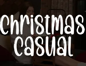 Christmas Casual Brush font