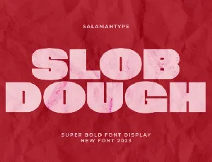 Slob Dough font