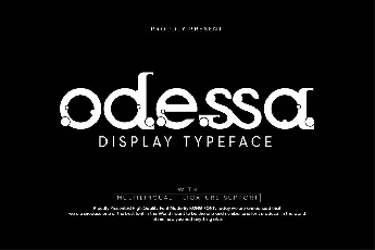 Odessa font