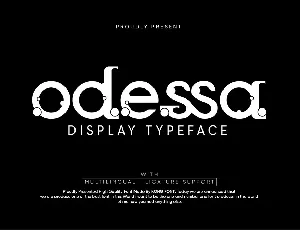 Odessa font