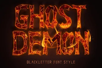 Ghost Demon font