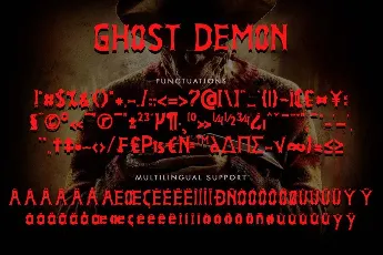 Ghost Demon font