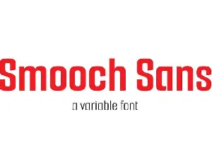 Smooch Sans font