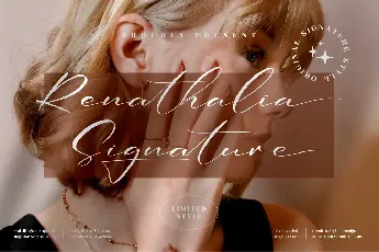 Renathalia Signature font