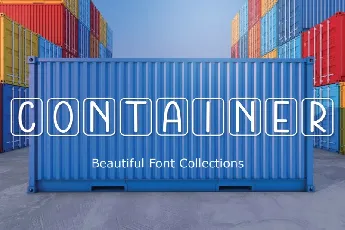 Container Display font