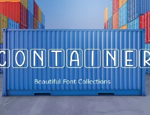 Container Display font