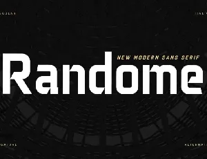 Randome font