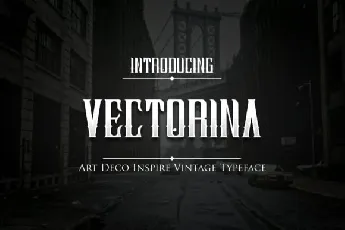 Vectorina font