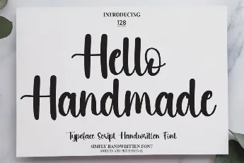 Hello Handmade font