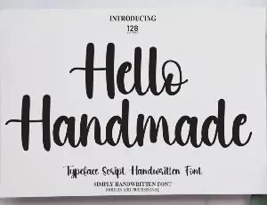 Hello Handmade font