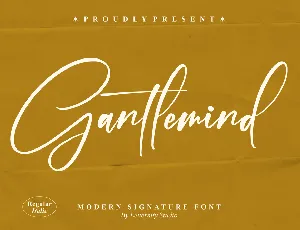 Gantlemind font