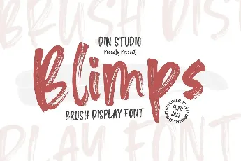 Blimps font