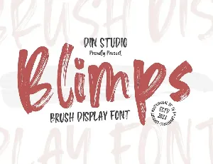 Blimps font