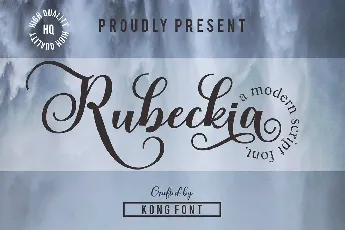 Rubeckia font