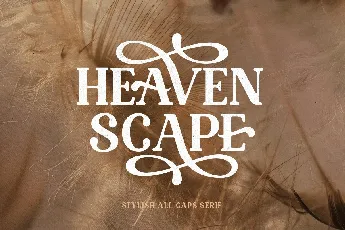 Heaven Scape font