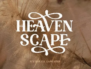 Heaven Scape font