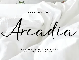 Arcadia Script DEMO font