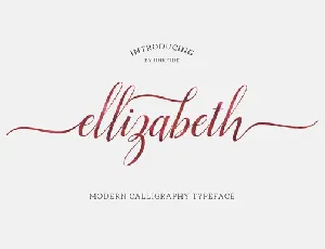 Ellizabeth Script Free font