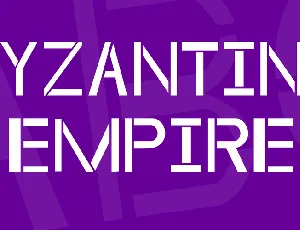 Byzantine Empire font