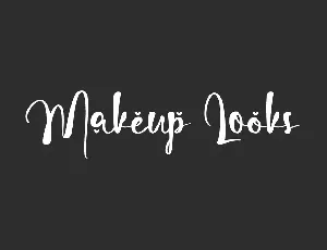 Makeup Looks font