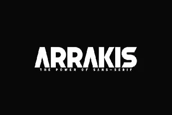 Arrakis Sans Serif font