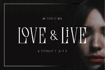 Love & Live Typeface font