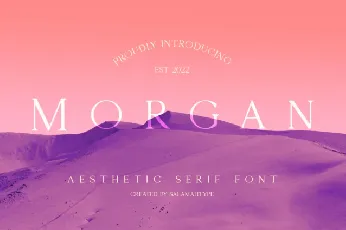 Morgan font