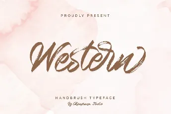 Western Typeface font