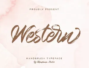 Western Typeface font