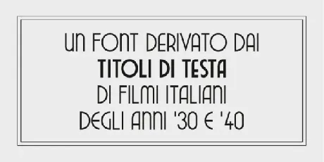 Titoli Di Testa font