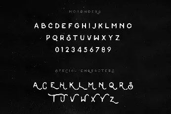 Moabhoers Free font