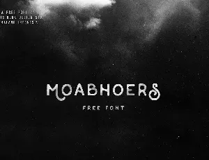 Moabhoers Free font