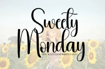 Sweety Monday Script font