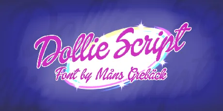 Dollie Script Personal Use font