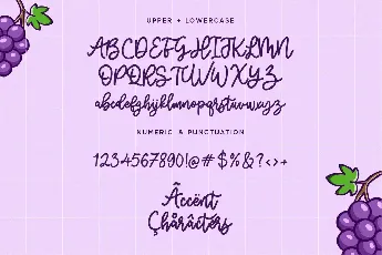 Grape Escape font