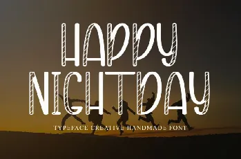 Happy Nightday Display font