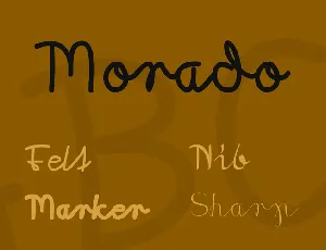 Morado font