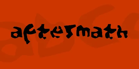 Aftermath font