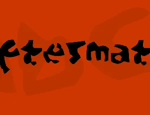 Aftermath font