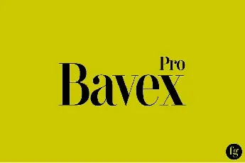 Bavex font