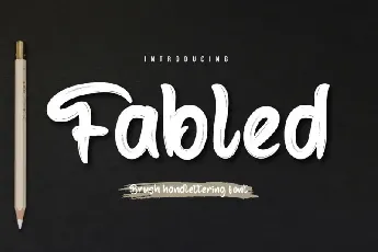 Fabled Script font