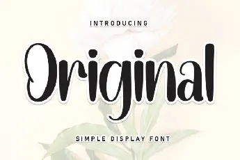 Original Display font