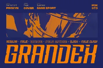 Grandex font