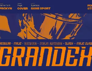 Grandex font