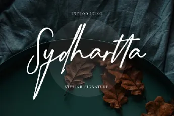 Sydhartta Modern Signature font