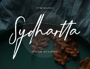 Sydhartta Modern Signature font