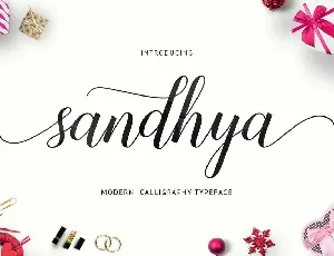 Sandhya Script Free font