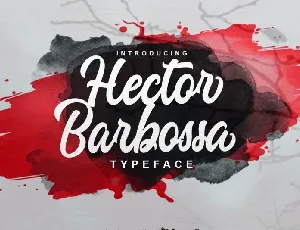 Hector Barbossa Script font