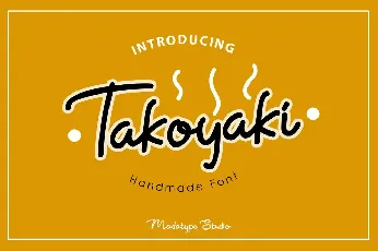 Takoyaki font