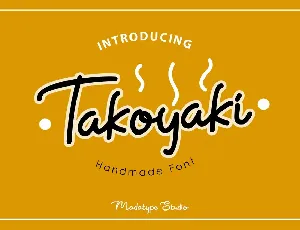 Takoyaki font